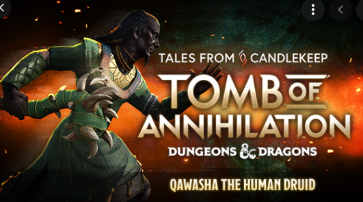 Tales From Candlekeep Qawasha the Human Druid